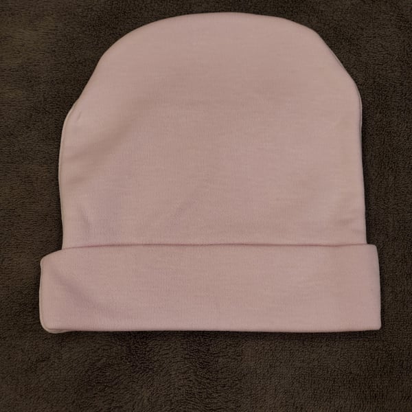 Baby Hat - Pink - 0 to 6 months