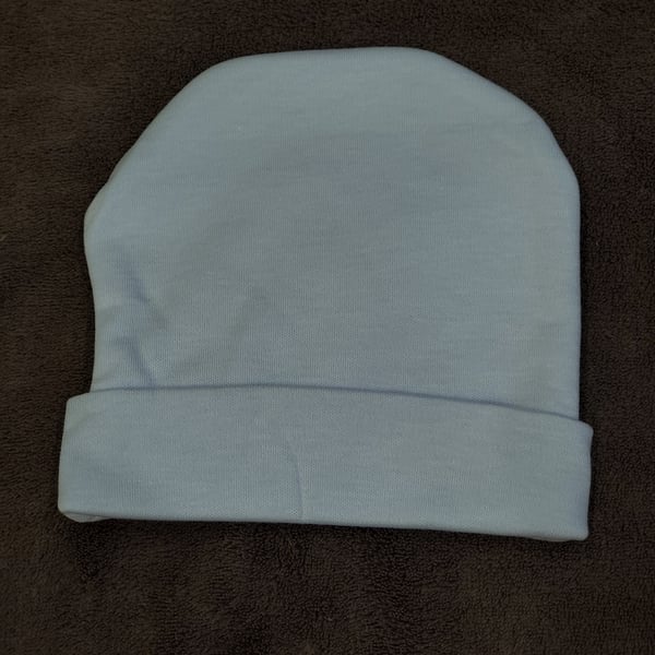 Baby Hat - Blue - 0 to 6 months