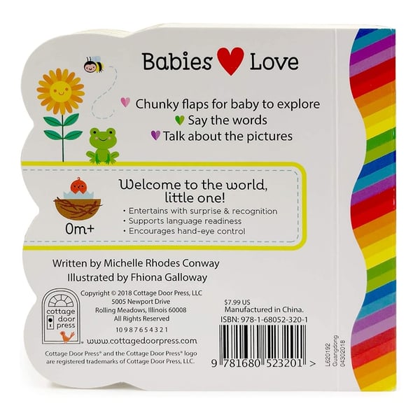 Babies Love Colors Chunky Lift-a-Flap Board Book (Babies Love) Board book – Lift the flap