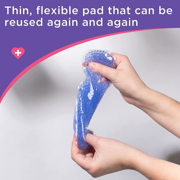 Lansinoh Hot and Cold Pads for Postpartum Essentials, Purple, 2 pieces