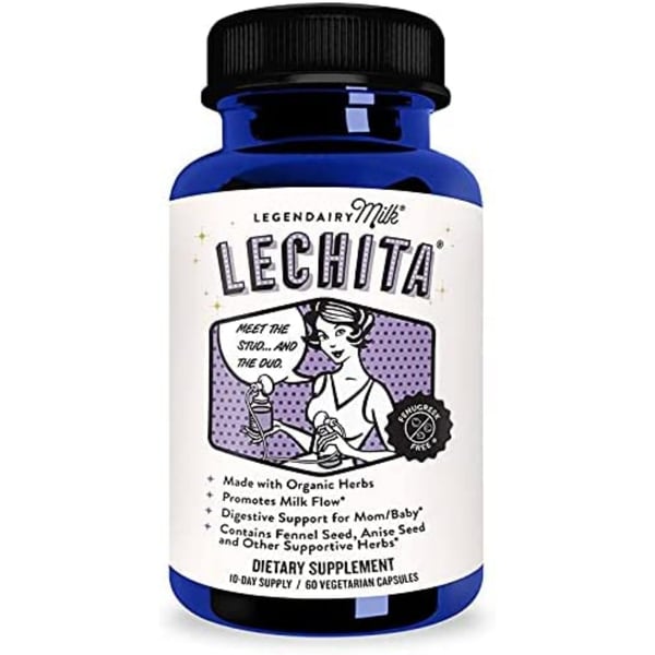 Legendairy Milk® Lechita® - Contains Fennel and Anise - FENUGREEK FREE - Certified Organic by QAI, Certified Vegan, Non-GMO Project Verified, Certified Halal