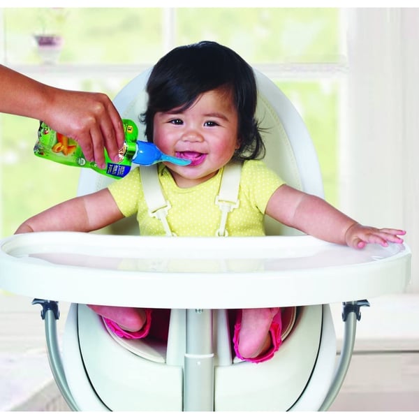 Munchkin Click Lock Food Pouch Spoon Tips - 1 Pack Of 2 Count - Blue Green
