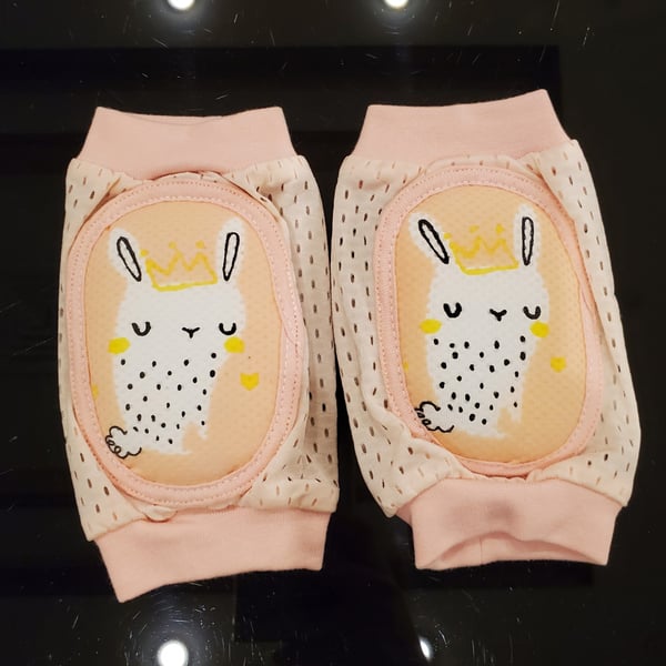 Baby Knee Protector - Pink Bunny