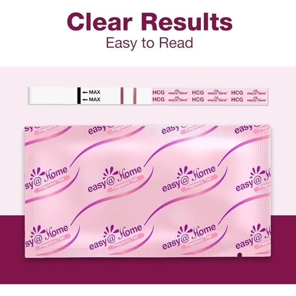 Easy@Home Pregnancy Test Strips Kit: 10 Pack hCG Test Strips - Early Detection Home Pregnancy Strips