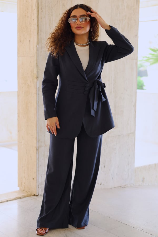 Linen side set طقم نسائي