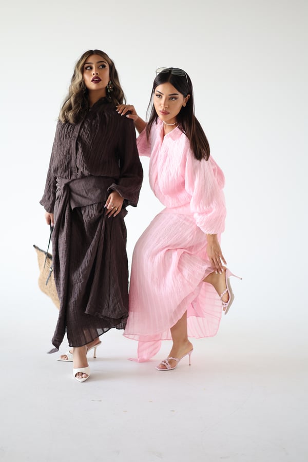 Belt skirt set طقم