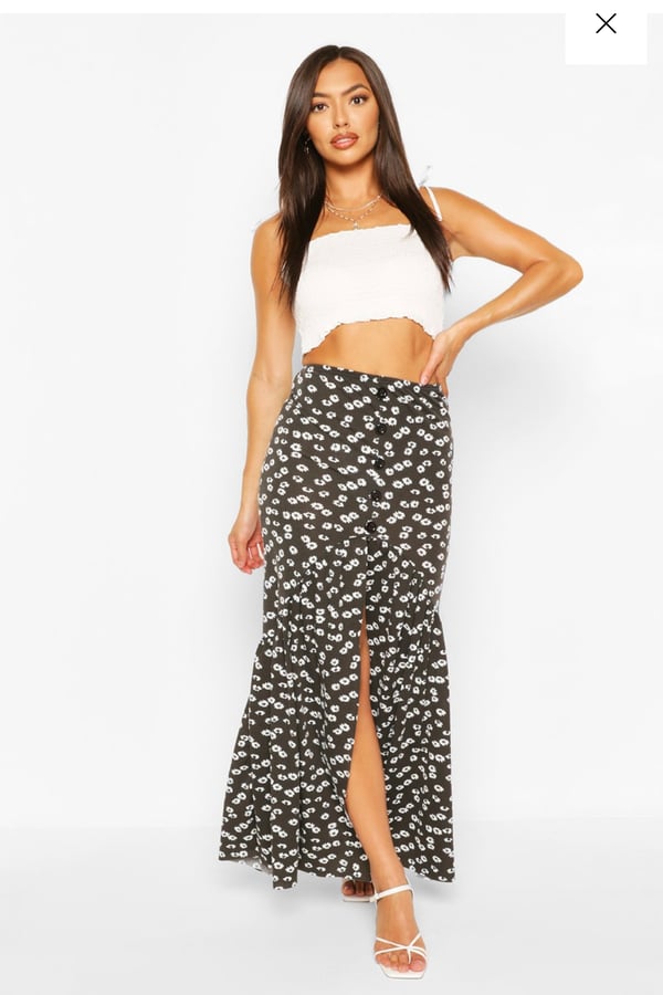 Floral Maxi Skirt