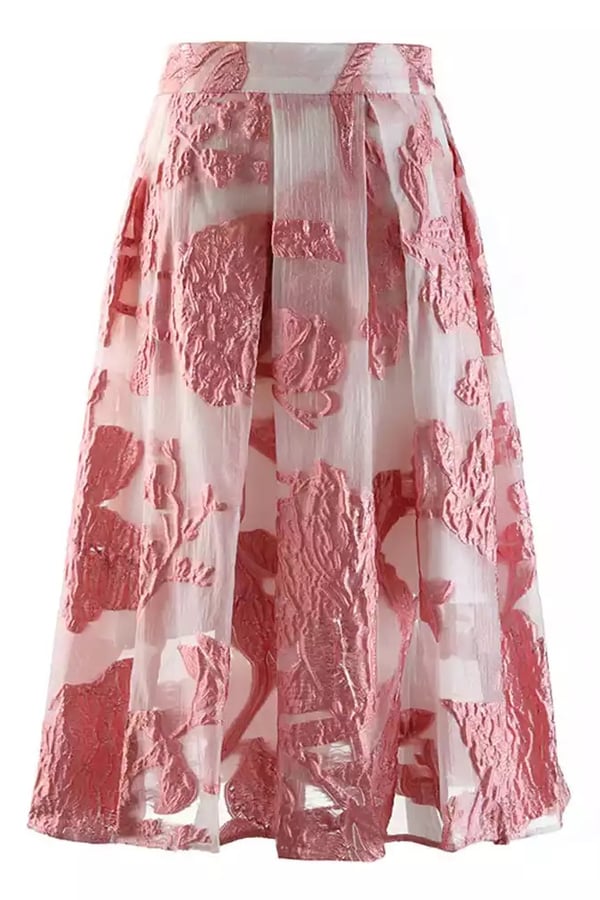 Pink Glitter Skirt