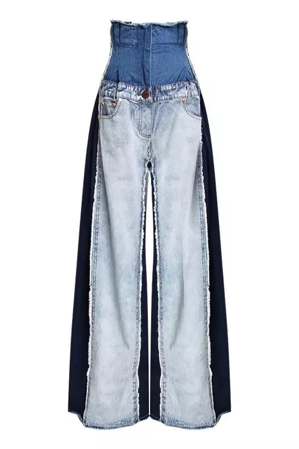 Long Denim High Waist