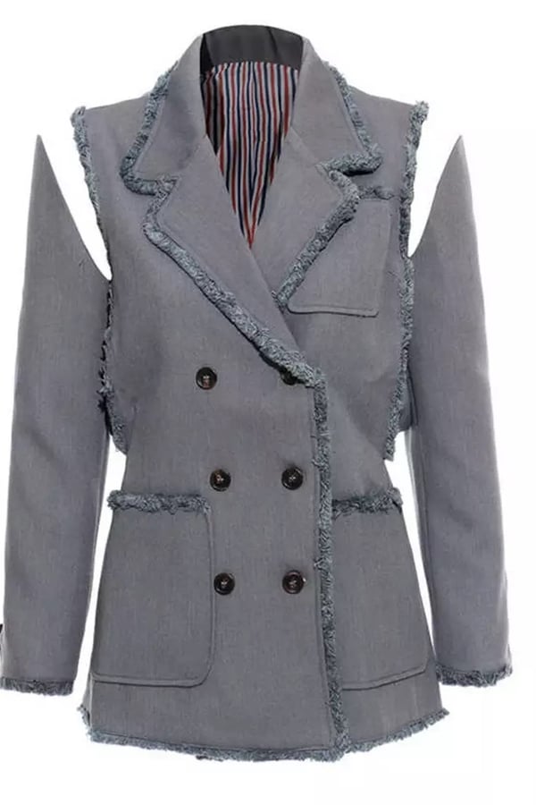 Striped Blazer