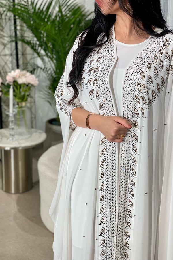White Ghaida Kaftan