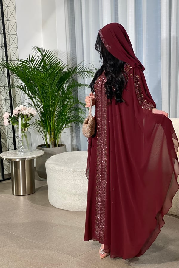 Red Ghaida Kaftan