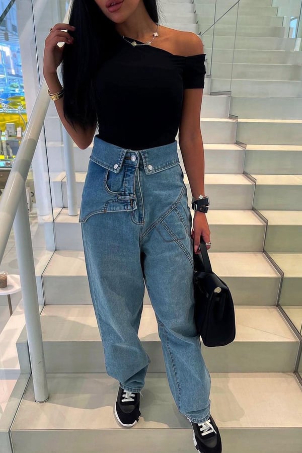 Sherwal Denim Pants