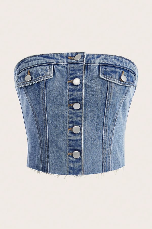 Corset Denim Top