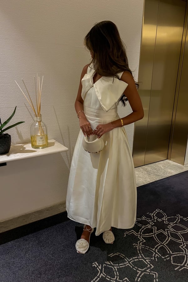 Beige Feya Dress