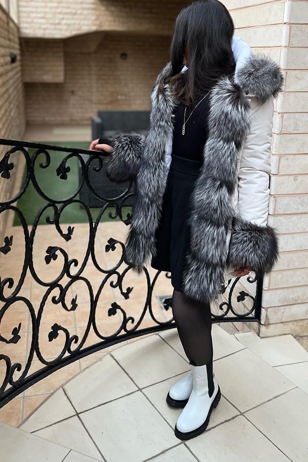 Ski waterproof silver fox arjntena off white 