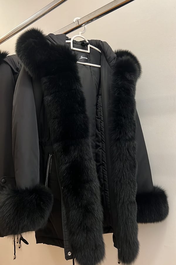 Ski coat black fox waterproof 