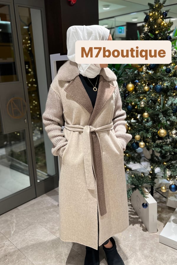 Mink alpaca max mara style beige