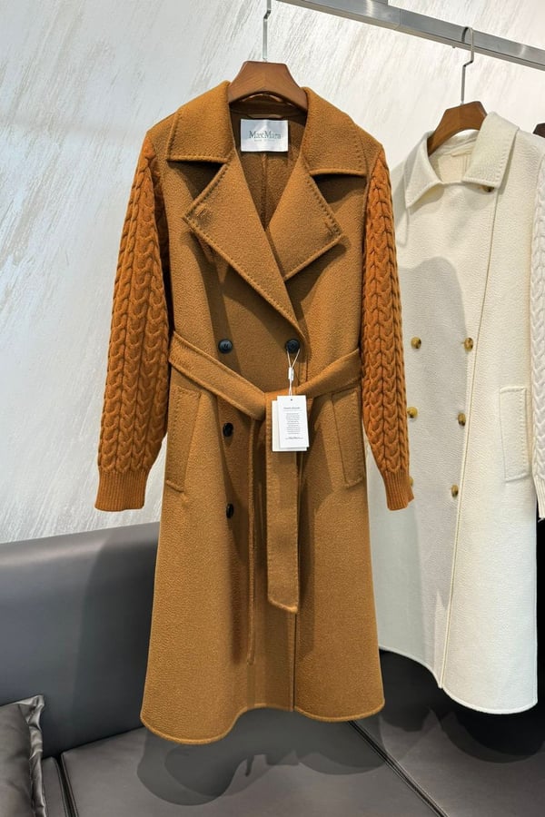 Cashmere max mara style brick red